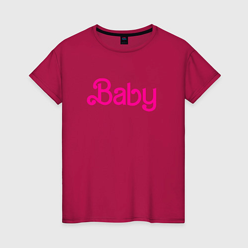 Женская футболка Ребенок Барби / Маджента – фото 1