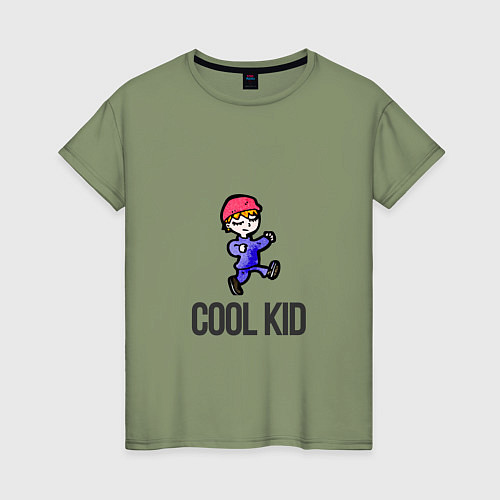 Женская футболка Cool kid / Авокадо – фото 1