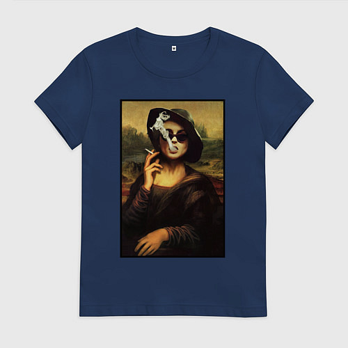 Женская футболка Mona Singer / Тёмно-синий – фото 1