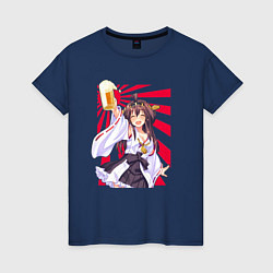 Женская футболка Пиво - тян