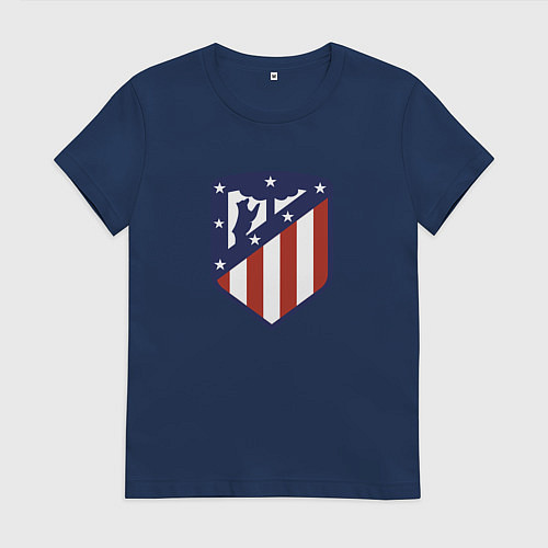 Женская футболка Atletico Madrid FC / Тёмно-синий – фото 1