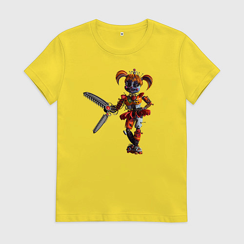 Женская футболка Разрушенная Бейби / Желтый – фото 1