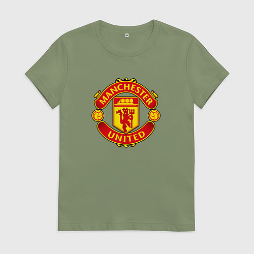 Женская футболка Манчестер Юнайтед фк спорт / Авокадо – фото 1