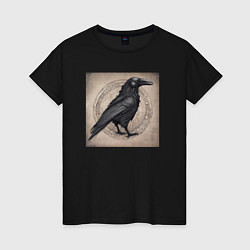 Женская футболка Сумрачный ворон из портала