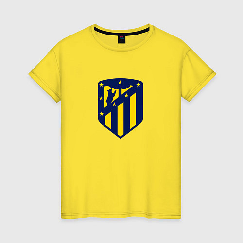 Женская футболка Атлетико М / Желтый – фото 1