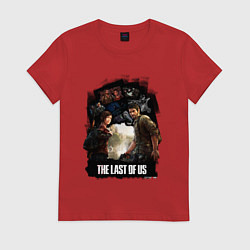 Футболка хлопковая женская The Last of Us игра, цвет: красный