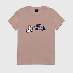 Женская футболка I am kenough - барби