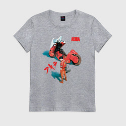 Женская футболка Akira киберпанк аниме и манга