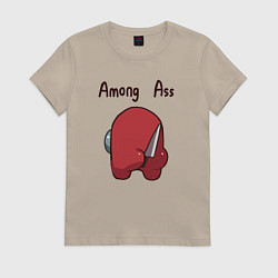 Женская футболка Among Ass
