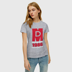 Футболка хлопковая женская Depeche Mode - Black Celebration album merch, цвет: меланж — фото 2