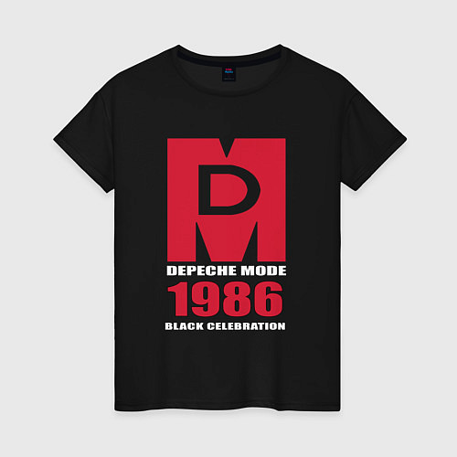 Женская футболка Depeche Mode - Black Celebration album merch / Черный – фото 1