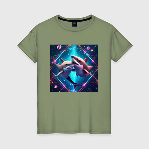 Женская футболка Акуинь и акуянь / Авокадо – фото 1