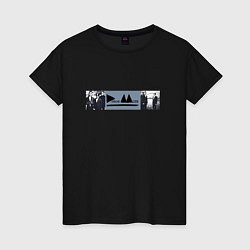 Футболка хлопковая женская Depeche Mode - Delta Machine merch, цвет: черный
