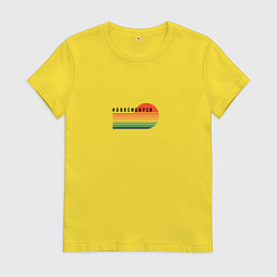 Женская футболка Новосибирск ретро