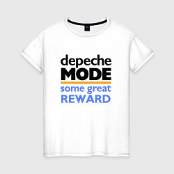 Футболка хлопковая женская Depeche Mode - Some Great Reward, цвет: белый