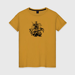 Женская футболка Георгий Победоносец Герб Москвы