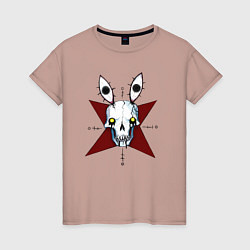 Женская футболка Хтонический кролик
