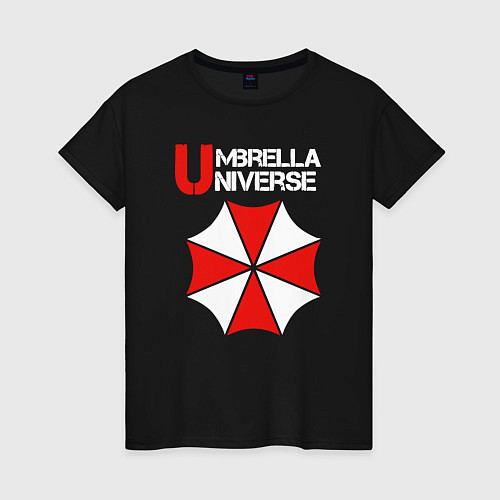 Женская футболка Umbrella Niverse / Черный – фото 1