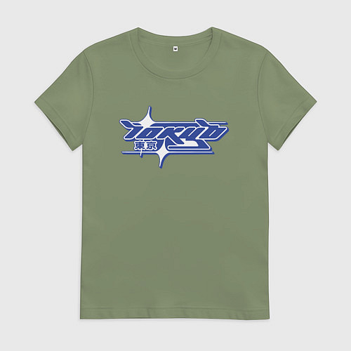 Женская футболка Токио y2k / Авокадо – фото 1