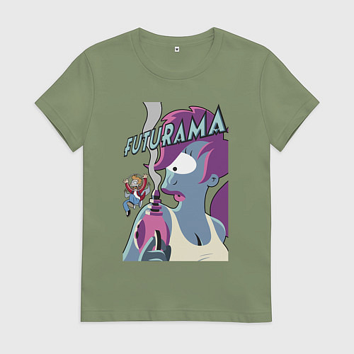 Женская футболка Лила и Фрай / Авокадо – фото 1