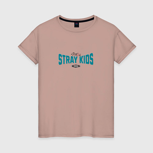 Женская футболка Stray Kids legendary / Пыльно-розовый – фото 1