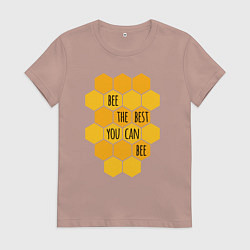 Женская футболка Будь лучшим