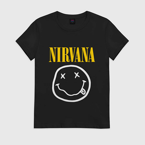 Женская футболка Nirvana original / Черный – фото 1