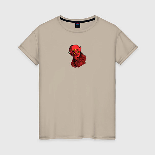 Женская футболка Nosferatu / Миндальный – фото 1