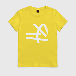 Футболка хлопковая женская Depeche Mode - Universe tours, цвет: желтый
