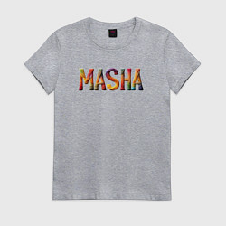 Футболка хлопковая женская Masha yarn, цвет: меланж