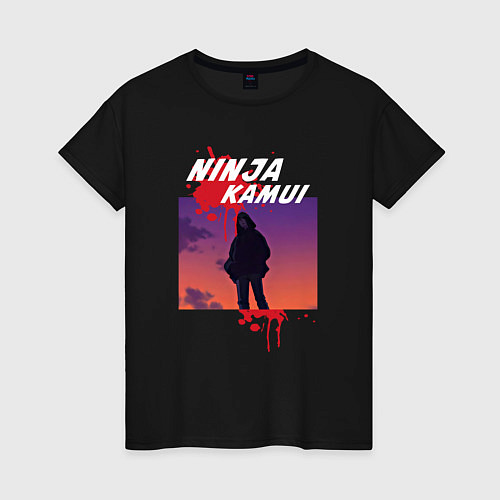 Женская футболка Higan - Ninja Kamui / Черный – фото 1