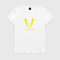 Женская футболка Hihg Voltage!