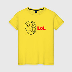 Женская футболка Lol