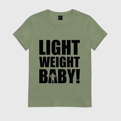 Футболка хлопковая женская Light weight baby, цвет: авокадо
