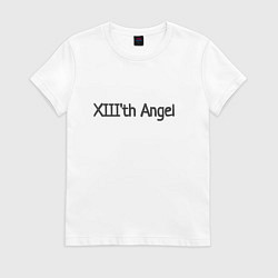 Футболка хлопковая женская XIIIth angel, цвет: белый