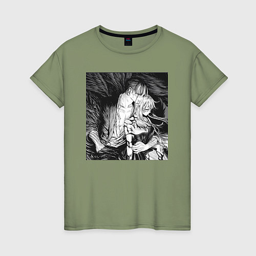 Женская футболка Ашаф ворон / Авокадо – фото 1