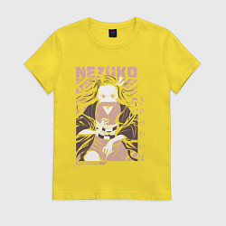 Женская футболка Demon slayer Nezuko pinck