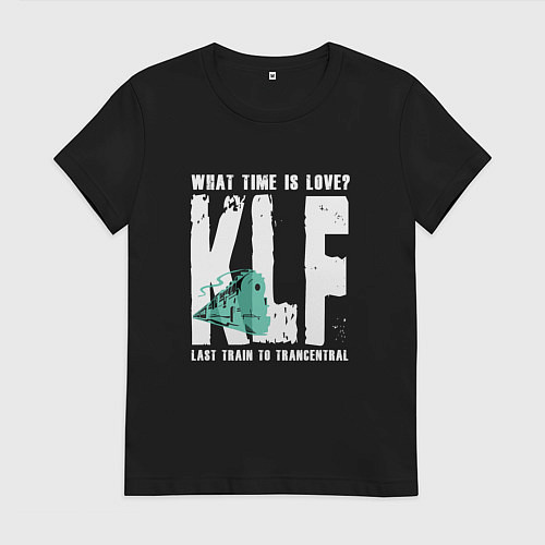 Женская футболка Klf - What time is love / Черный – фото 1
