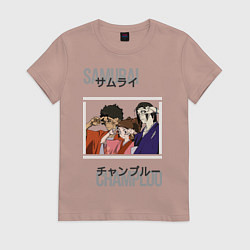 Футболка хлопковая женская Good, Wild and Pretty, цвет: пыльно-розовый