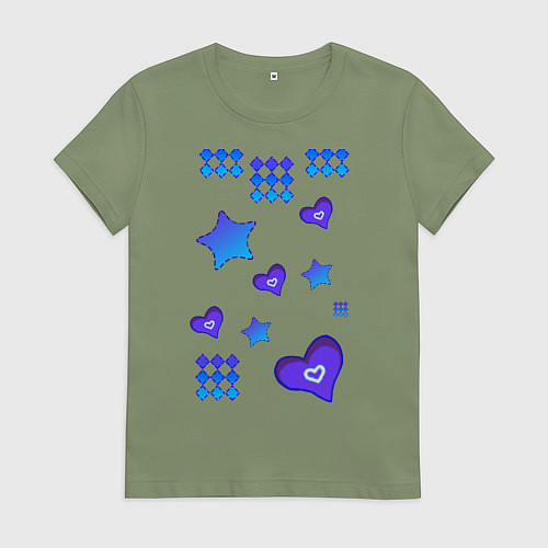 Женская футболка Фигурный рисунок / Авокадо – фото 1