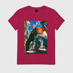 Женская футболка Человек-бензопила Макима Дэндзи