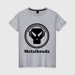 Футболка хлопковая женская Metalheadz, цвет: меланж