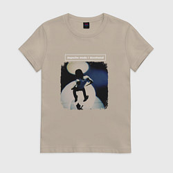 Футболка хлопковая женская Depeche Mode - Dave devotional tour, цвет: миндальный