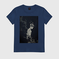 Женская футболка Чёрный клевер Аста антимаг