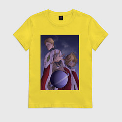 Женская футболка Чёрный клевер Юлиус король магов