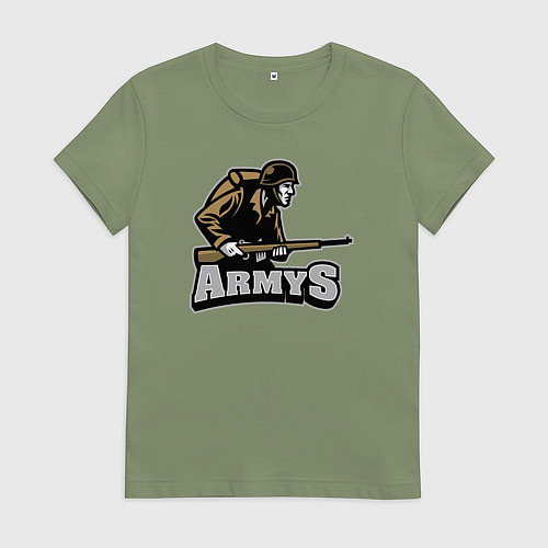 Женская футболка Armys / Авокадо – фото 1