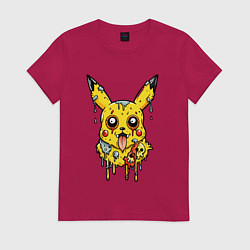 Женская футболка Пикачу маленький желтый монстр