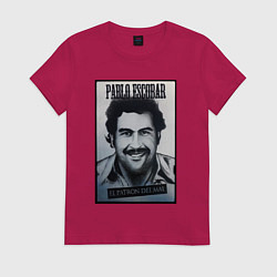 Женская футболка Escobar draw portrait