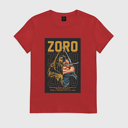 Женская футболка One piece Зоро Pirate Hunter