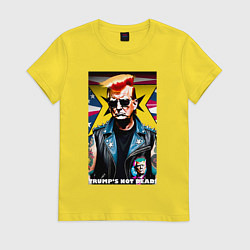 Женская футболка Trumps not dead - ai punk art